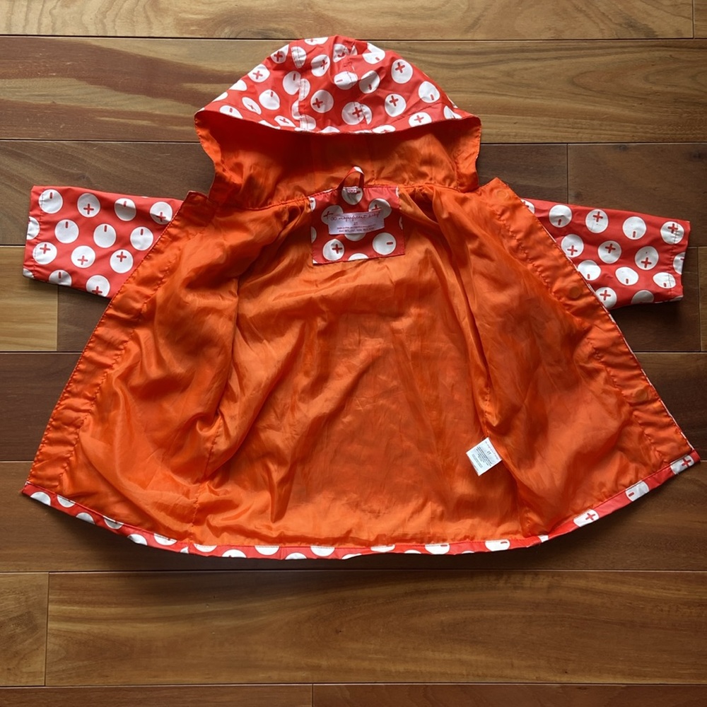 Magnificent Baby Magnetic Raincoat 2T Orange Circles - Picture 8 of 16